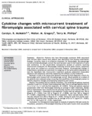 Cytokine Changes with Microcurrent Treatment of Fibromyalgia